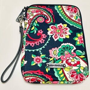 Vera Bradley Petal Paisley Floral Neoprene Tech Wristlet